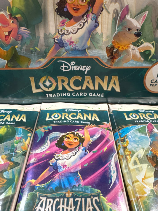 Disney Lorcana Archazia’s Island booster pack