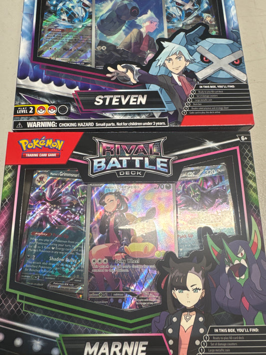 Pokemon Rival Battle Deck Steven or Marnie
