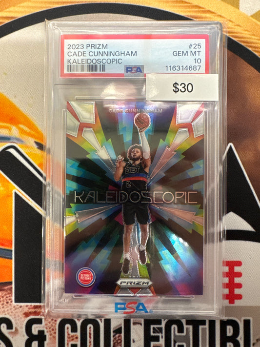 2023 Panini Prizm NBA Cade Cunningham Kaleidoscopic PSA 10