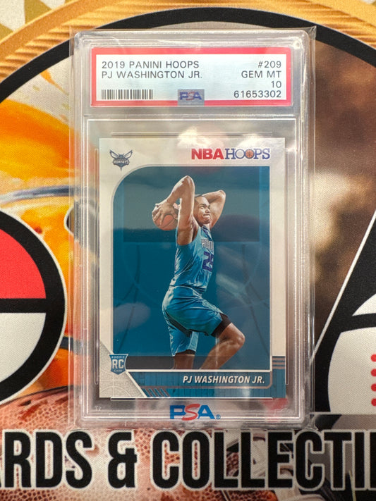 2019 Panini NBA Hoops PJ Washington Jr. Rookie PSA 10