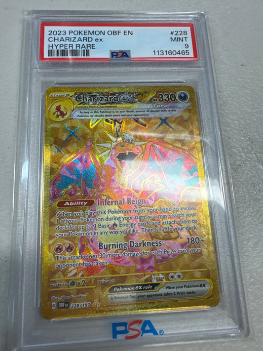 Pokemon Charizard ex 228/197 PSA 9
