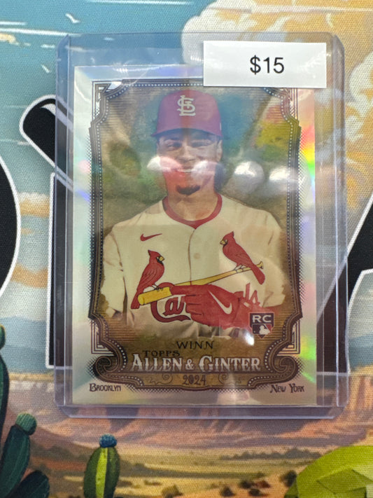 2024 Topps Allen & Ginter Masyn Winn Chrome Refractor Rookie