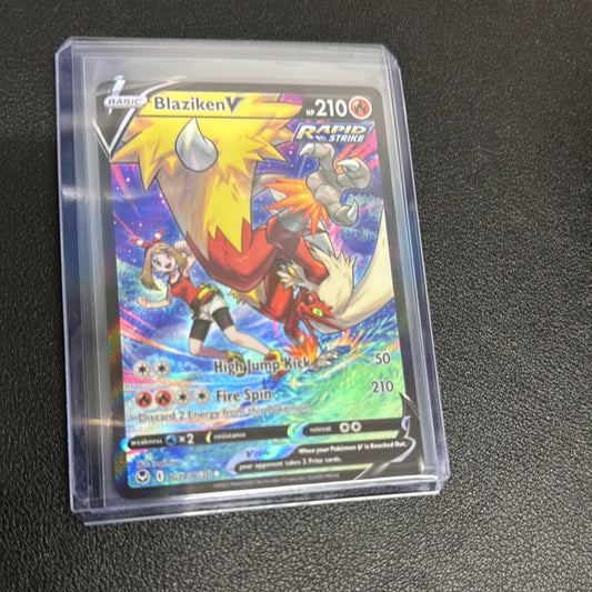 Pokémon Blaziken V Silver Tempest TG14/TG30