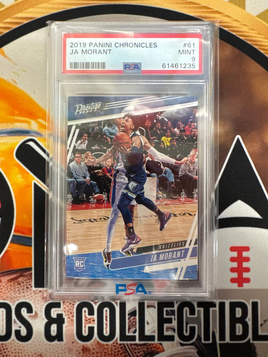 2019 Panini Chronicles Ja Morant Rookie PSA 9