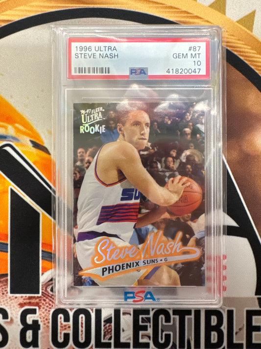 1996-97 Fleer Ultra Steve Nash Rookie PSA 10
