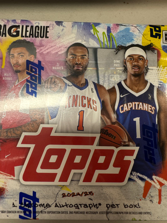 2024-25 Topps NBA G League hobby