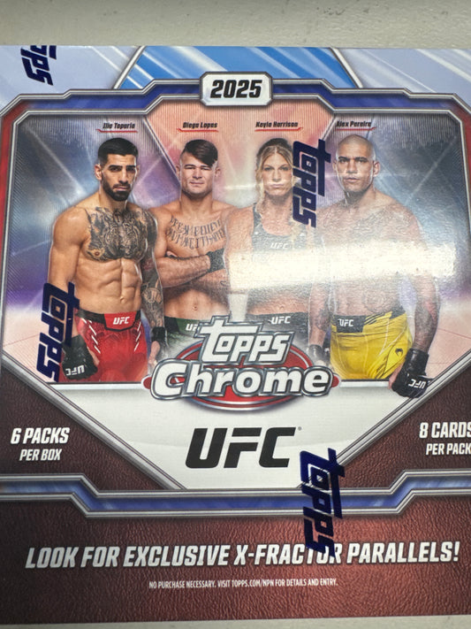 2025 Topps Chrome UFC mega box