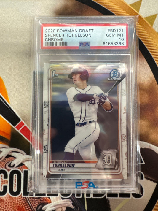 2020 Bowman Draft MLB Spencer Torkelson Chrome PSA 10