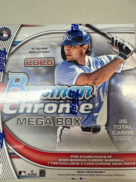 2025 Bowman Chrome MLB mega box