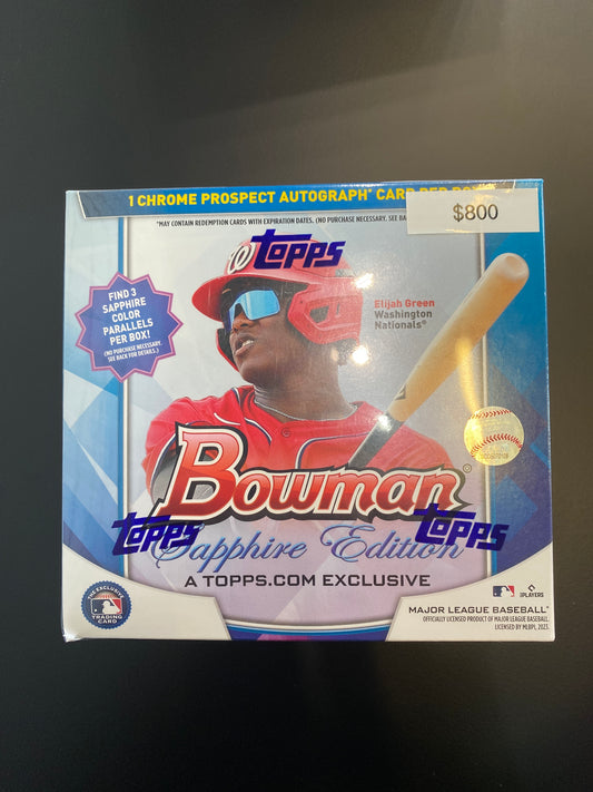 2023 Bowman MLB Sapphire Edition Hobby