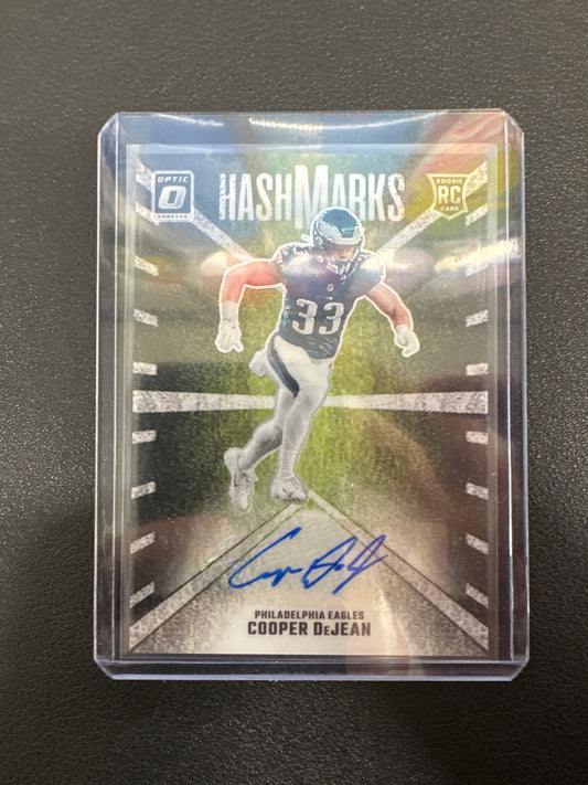 2024 Panini Donruss Optic Cooper DeJean Rookie HashMarks Autograph
