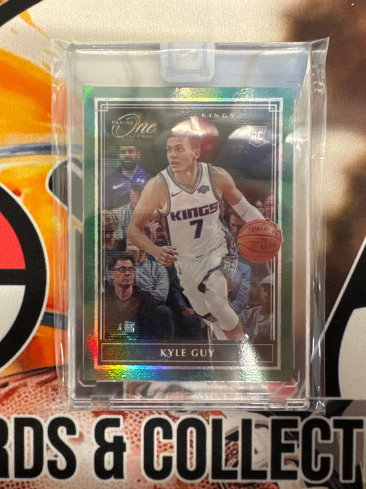 2019-20 Panini One And One NBA Kyle Guy Green Refractor /5