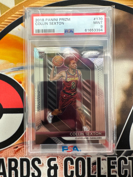 2018 Panini Prizm NBA Collin Sexton Rookie PSA 9
