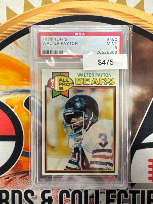 1979 Topps NFL Walter Payton PSA 9