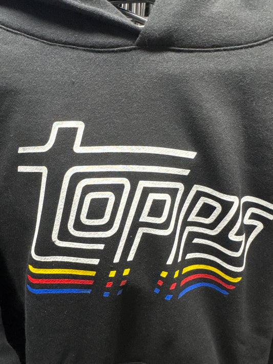 Topps Heritage Mitchell & Ness Black 76 Logo Hoodie Sweatshirt