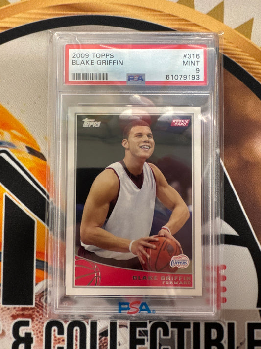 2009 Topps NBA Blake Griffin Rookie PSA 9
