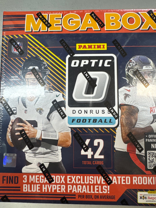 2024 Optic NFL mega blue hyper
