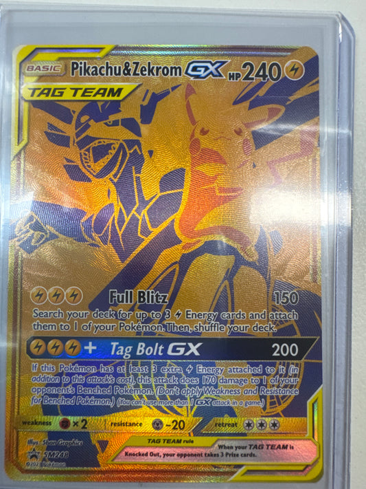 Pokemon Pikachu & Zekrom GX Tag Team
