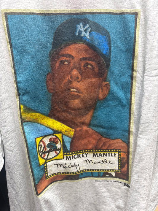 Topps Homage Mickey Mantle Ash (Adult) T-shirt