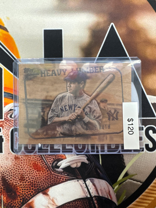 2023 Topps MLB Babe Ruth Heavy Lumber SSP