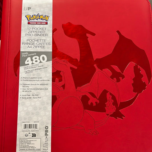 Pokémon ultra pro Charizard binder 480