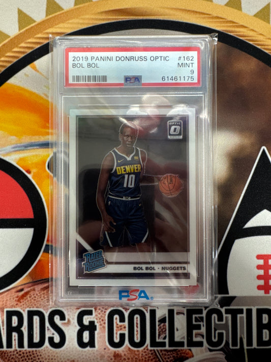 2019 Panini Donruss Optic NBA Bol Bol Rated Rookie PSA 9
