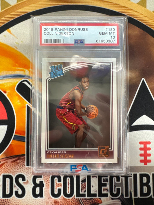 2018 Panini Donruss NBA Collin Sexton Rated Rookie PSA 10