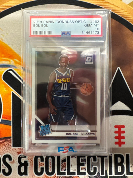 2019 Panini Donruss Optic NBA Bol Bol Rated Rookie PSA 10
