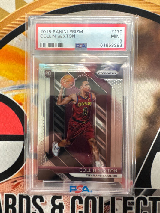 2018 Panini Prizm NBA Collin Sexton Rookie PSA 9