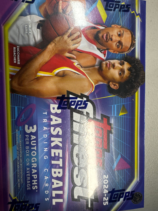 2024-25 Topps Finest basketball breaker’s delight hobby