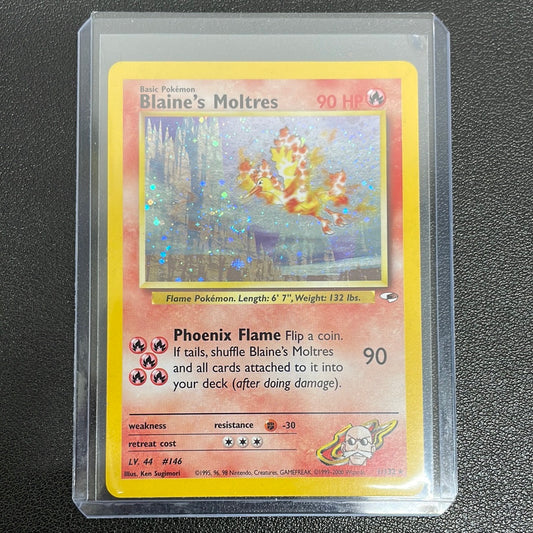 Pokémon Blaine’s Moltres (Gym Heroes) 1/132 LP