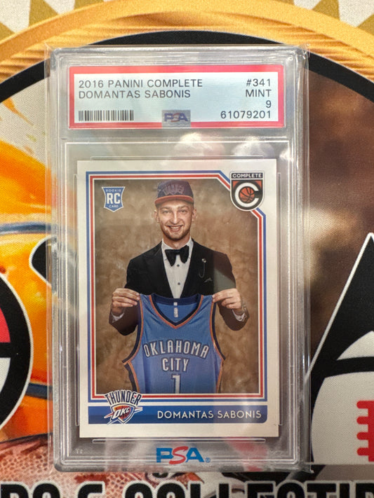 2016 Panini Complete Set NBA Domantas Sabonis Rookie PSA 9
