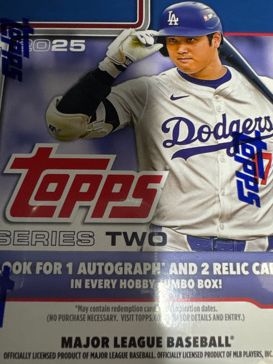2025 Topps Series 2 two Jumbo hobby