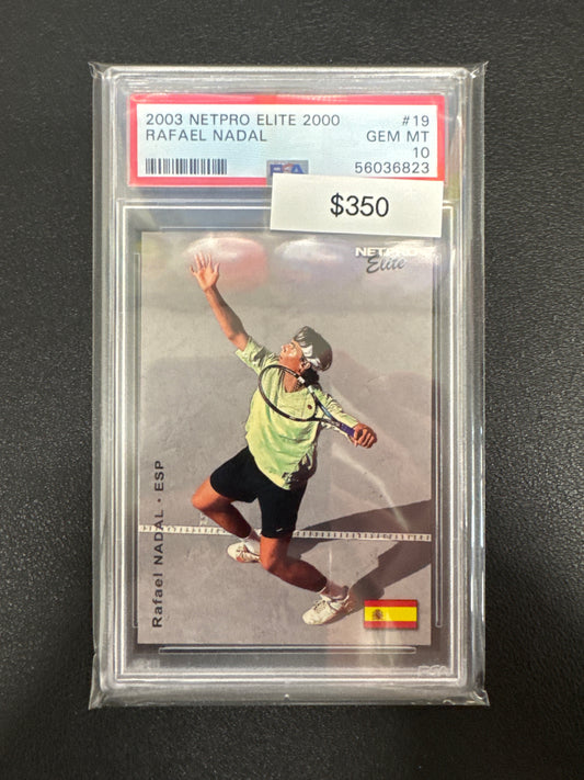 2003 Netpro Elite 2000 Rafael Nadal PSA 10