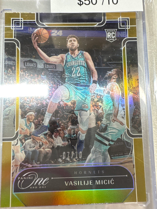 2023-24 One and one Vasilije Micic gold /10