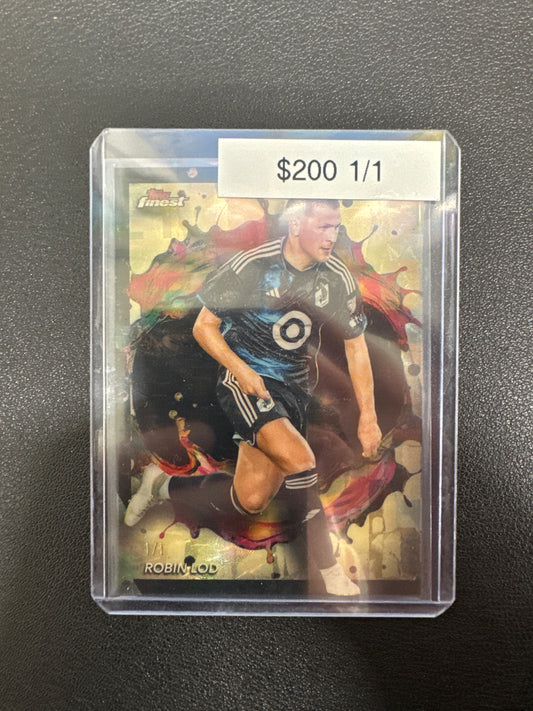 2024 Topps Finest MLS Robin Lod Superfractor 1/1