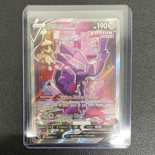 Pokémon Genesect V Alternate Art Fusion Strike 255/264