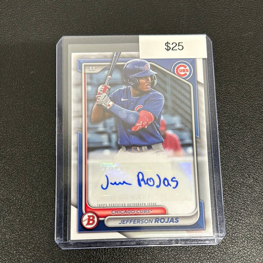 2024 MLB Bowman Jefferson Rojas Auto