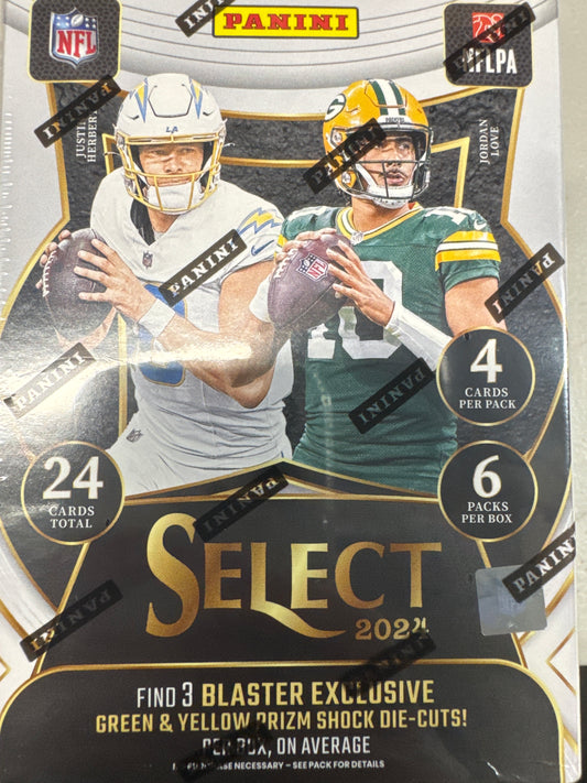 2024 Select NFL blaster green & yellow