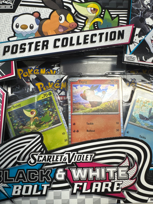 Pokemon Black Bolt & White Flare Unova poster collection