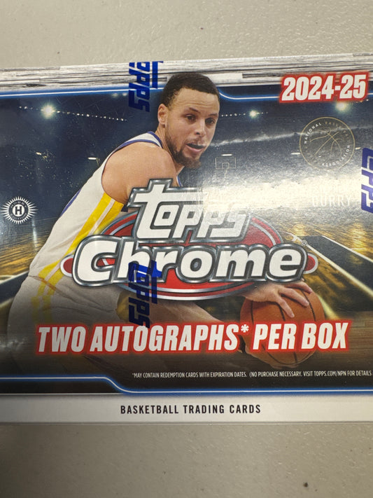 2024-25 Topps Chrome basketball breaker’s delight HTA hobby