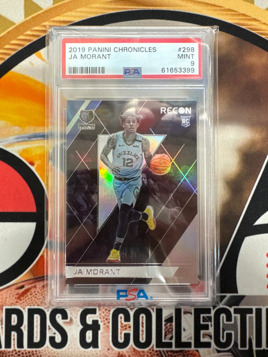 2019 Panini Chronicles NBA Ja Morant Rookie PSA 9