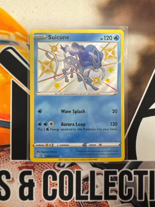 Pokémon Suicune Shining Fates Shiny Vault SV022/SV122