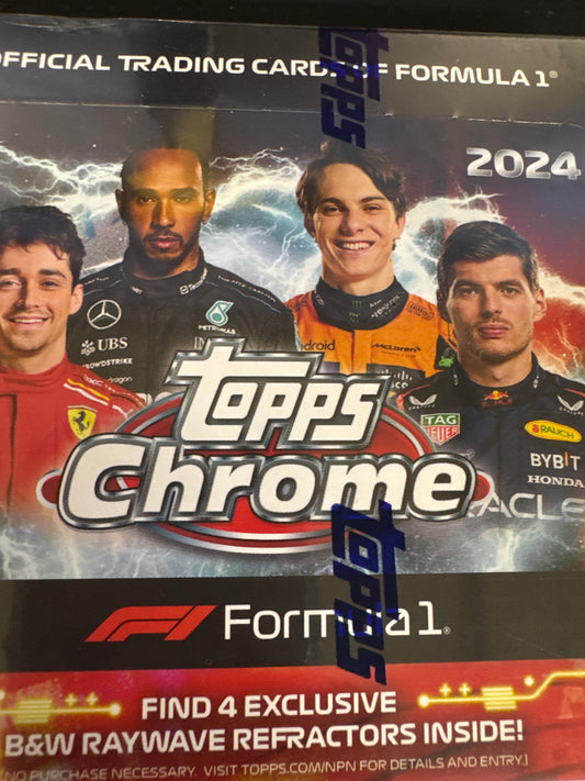 2024 Topps Chrome Formula 1 F1 hobby lite qualifying lap