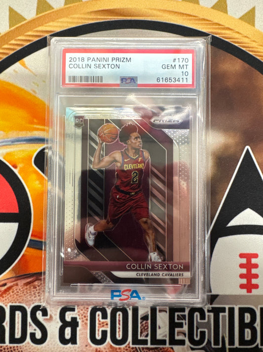 2018 Panini Prizm NBA Collin Sexton Rookie PSA 10