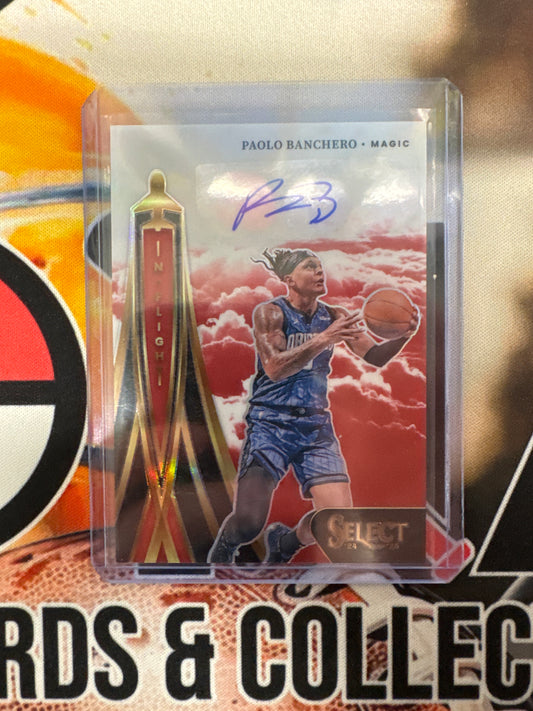 2024-25 Panini Select NBA Paolo Bachero In Flight Autograph /99
