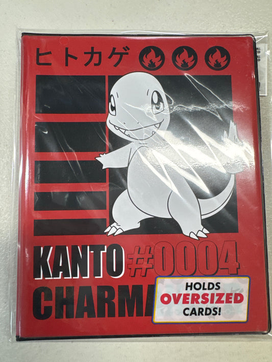Pokemon Charmander Kanto 4 pocket portfolio binder