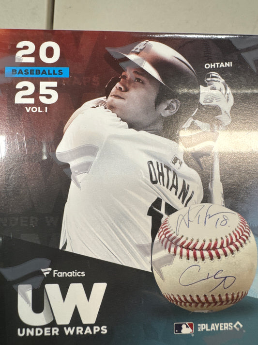 2025 Fanatics Under Wraps autographed baseball
