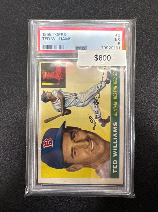 1955 Topps MLB Ted Williams PSA 5
