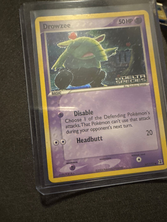 Pokemon Drowzee 67/113 ex Delta Species